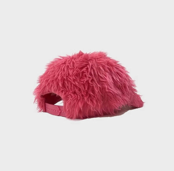 Faux Fur Face Cap - Image 2