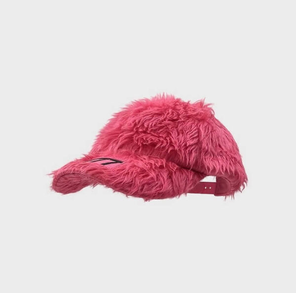 Faux Fur Face Cap - Image 3